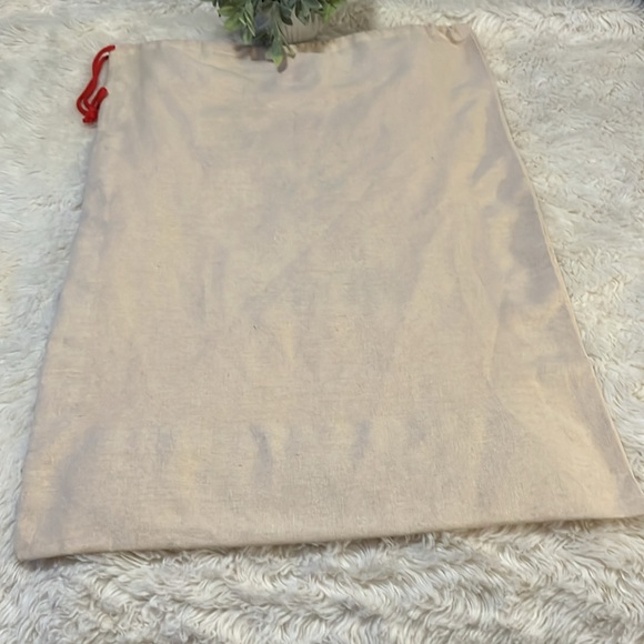 Jackson Rudolf Canvas Large Drawstring Overnight Gift Bag Pouch Like New - Picture 5 of 5